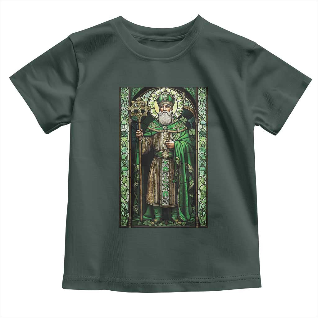 St. Patrick's Day Toddler T Shirt Saint Patrick Art Aesthetic Stained Glass