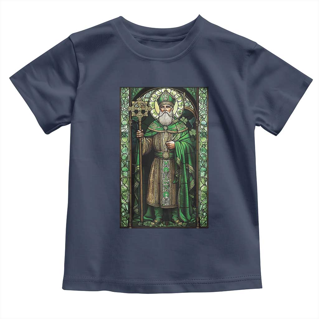 St. Patrick's Day Toddler T Shirt Saint Patrick Art Aesthetic Stained Glass