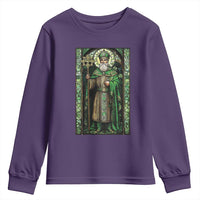 St. Patrick's Day Youth Sweatshirt Saint Patrick Art Aesthetic Stained Glass