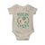 St. Patrick's Day Baby Onesie Feelin' Lucky Vibes Shamrock Coquette Bow