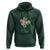 St. Patrick's Day Hoodie Feelin' Lucky Vibes Shamrock Coquette Bow