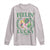St. Patrick's Day Long Sleeve Shirt Feelin' Lucky Vibes Shamrock Coquette Bow