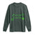 St. Patrick's Day Long Sleeve Shirt Good Luck And Good Vibes Shamrock Coquette Bow