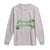 St. Patrick's Day Long Sleeve Shirt Good Luck And Good Vibes Shamrock Coquette Bow