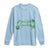 St. Patrick's Day Long Sleeve Shirt Good Luck And Good Vibes Shamrock Coquette Bow