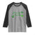 St. Patrick's Day Raglan Shirt Good Luck And Good Vibes Shamrock Coquette Bow