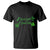 St. Patrick's Day T Shirt Good Luck And Good Vibes Shamrock Coquette Bow