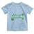 St. Patrick's Day Toddler T Shirt Good Luck And Good Vibes Shamrock Coquette Bow