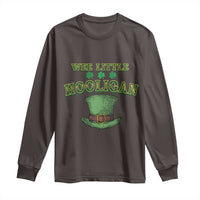 Funny St. Patrick's Day Long Sleeve Shirt Wee Little Hooligan Shamrock Leprechaun Hat