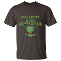 Funny St. Patrick's Day T Shirt Wee Little Hooligan Shamrock Leprechaun Hat