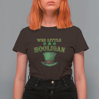 Funny St. Patrick's Day T Shirt For Women Wee Little Hooligan Shamrock Leprechaun Hat
