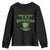 Funny St. Patrick's Day Youth Sweatshirt Wee Little Hooligan Shamrock Leprechaun Hat