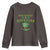 Funny St. Patrick's Day Youth Sweatshirt Wee Little Hooligan Shamrock Leprechaun Hat