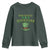 Funny St. Patrick's Day Youth Sweatshirt Wee Little Hooligan Shamrock Leprechaun Hat