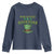 Funny St. Patrick's Day Youth Sweatshirt Wee Little Hooligan Shamrock Leprechaun Hat