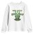 Funny St. Patrick's Day Youth Sweatshirt Wee Little Hooligan Shamrock Leprechaun Hat