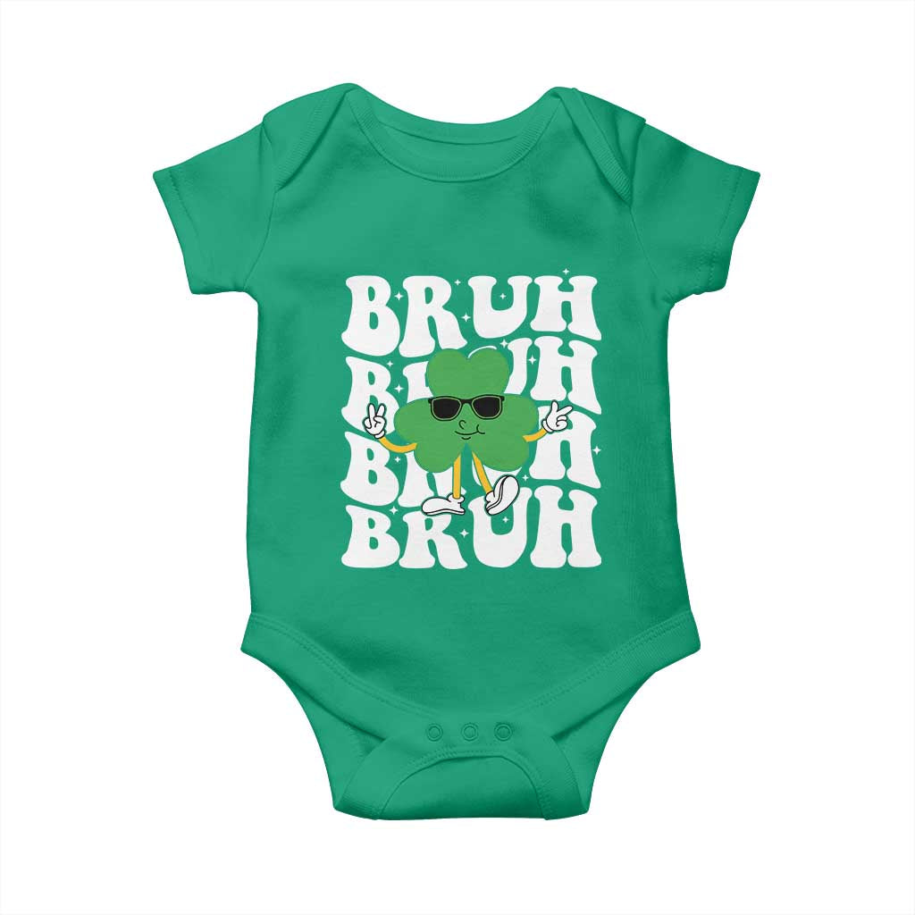 Funny St. Patrick's Day Bruh Baby Onesie