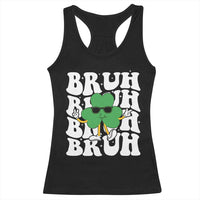 Funny St. Patrick's Day Bruh Racerback Tank Top