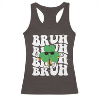 Funny St. Patrick's Day Bruh Racerback Tank Top