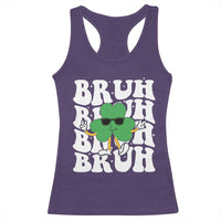 Funny St. Patrick's Day Bruh Racerback Tank Top