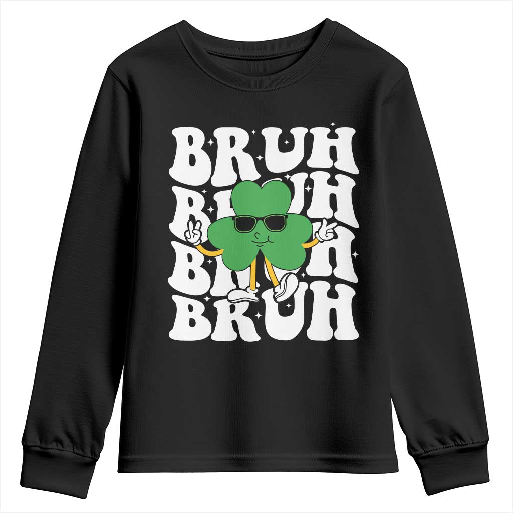 Funny St. Patrick's Day Bruh Youth Sweatshirt