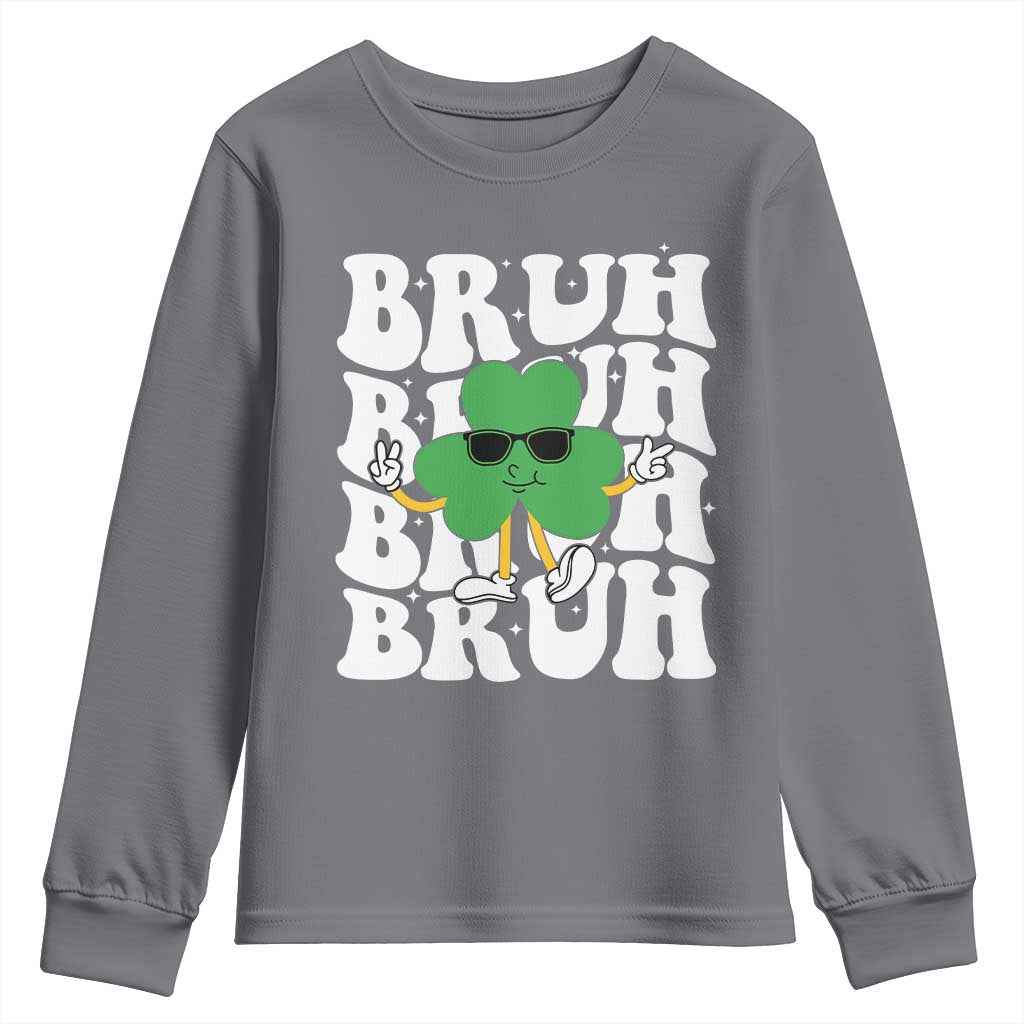 Funny St. Patrick's Day Bruh Youth Sweatshirt