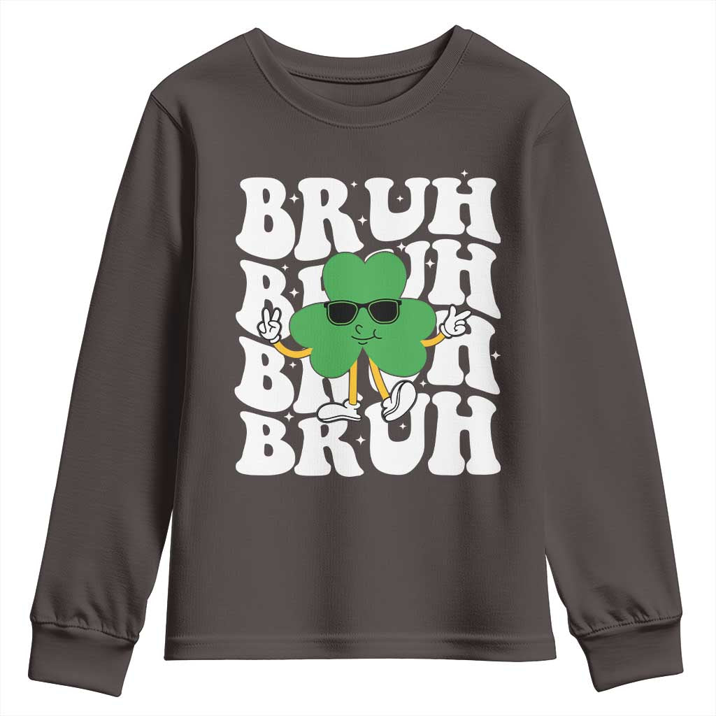 Funny St. Patrick's Day Bruh Youth Sweatshirt