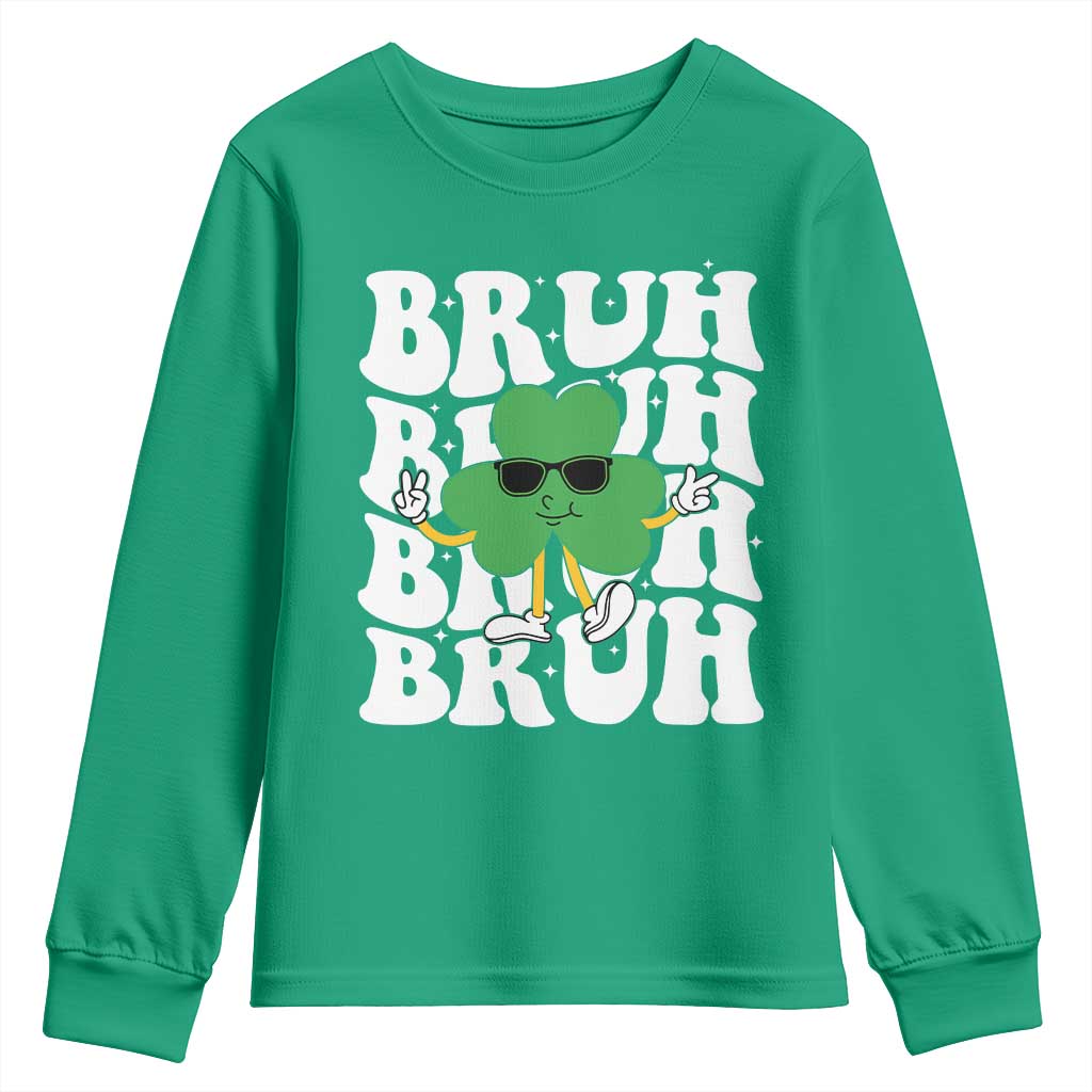 Funny St. Patrick's Day Bruh Youth Sweatshirt
