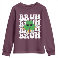 Funny St. Patrick's Day Bruh Youth Sweatshirt