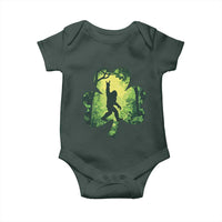 Funny St. Patrick's Day Bigfoot Baby Onesie Sasquatch Shamrock Irish
