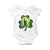Funny St. Patrick's Day Bigfoot Baby Onesie Sasquatch Shamrock Irish