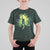 Funny St. Patrick's Day Bigfoot T Shirt For Kid Sasquatch Shamrock Irish