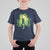 Funny St. Patrick's Day Bigfoot T Shirt For Kid Sasquatch Shamrock Irish