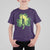 Funny St. Patrick's Day Bigfoot T Shirt For Kid Sasquatch Shamrock Irish