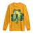 Funny St. Patrick's Day Bigfoot Long Sleeve Shirt Sasquatch Shamrock Irish