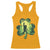 Funny St. Patrick's Day Bigfoot Racerback Tank Top Sasquatch Shamrock Irish