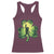 Funny St. Patrick's Day Bigfoot Racerback Tank Top Sasquatch Shamrock Irish