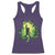 Funny St. Patrick's Day Bigfoot Racerback Tank Top Sasquatch Shamrock Irish