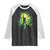 Funny St. Patrick's Day Bigfoot Raglan Shirt Sasquatch Shamrock Irish