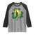 Funny St. Patrick's Day Bigfoot Raglan Shirt Sasquatch Shamrock Irish