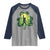 Funny St. Patrick's Day Bigfoot Raglan Shirt Sasquatch Shamrock Irish