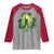 Funny St. Patrick's Day Bigfoot Raglan Shirt Sasquatch Shamrock Irish