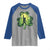 Funny St. Patrick's Day Bigfoot Raglan Shirt Sasquatch Shamrock Irish