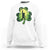 Funny St. Patrick's Day Bigfoot Sweatshirt Sasquatch Shamrock Irish