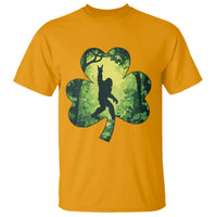 Funny St. Patrick's Day Bigfoot T Shirt Sasquatch Shamrock Irish