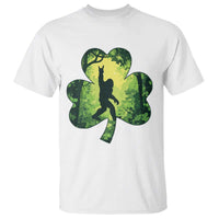 Funny St. Patrick's Day Bigfoot T Shirt Sasquatch Shamrock Irish