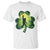 Funny St. Patrick's Day Bigfoot T Shirt Sasquatch Shamrock Irish