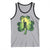 Funny St. Patrick's Day Bigfoot Tank Top Sasquatch Shamrock Irish