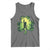 Funny St. Patrick's Day Bigfoot Tank Top Sasquatch Shamrock Irish