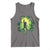 Funny St. Patrick's Day Bigfoot Tank Top Sasquatch Shamrock Irish